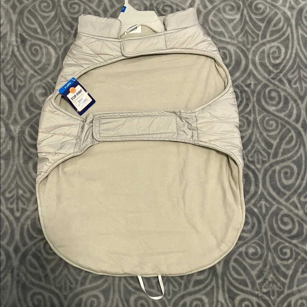Dog Puffer Jacket in Gray by Top Paw NWT